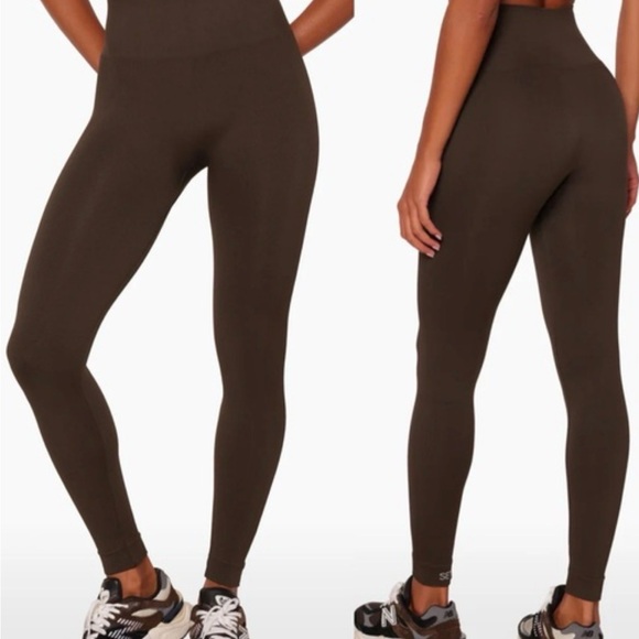 SET Active Pants - NWOT Set Active sculpt flex power leggings in chocolate brown🤎🤎